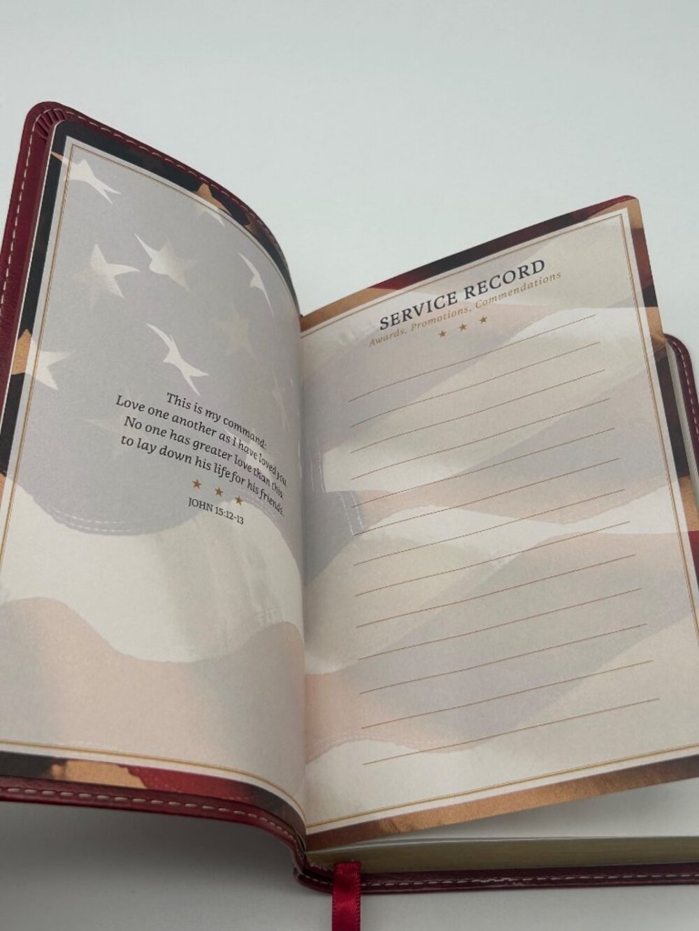 Firefighters Bible CSB Holman Burgundy LeatherTouch Special Firefighter Content - Picture 7 of 11